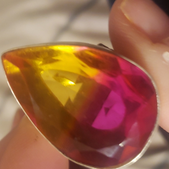 Certified ALEXANDRITE 50 TO 60 CARAT STOME AND 925 SS SIZE 9 1/2 - Picture 3 of 8